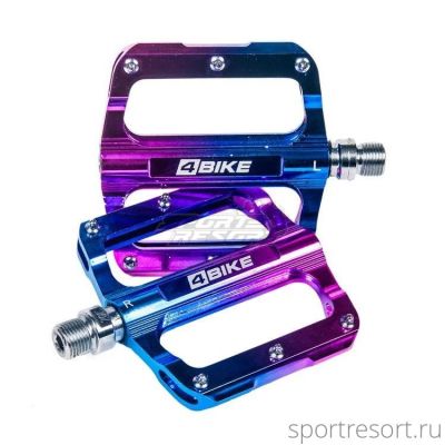 Педали 4Bike K306 Blue Oil Slick