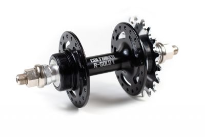 Втулка задняя Colt Bikes SOLO (32H, гайки, 120mm, 18T) черная