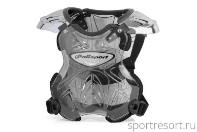 Велозащита груди и спины Polisport TITAN smoke black/chrome PLS8002800003