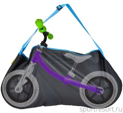 Чехол для беговела BV Черный с красными элементами Bv