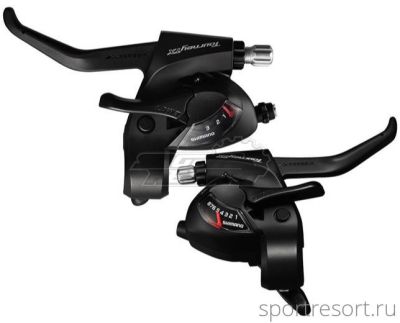 Ручки Dual Control Shimano Tourney ST-TX800 (3х8ск, черные)