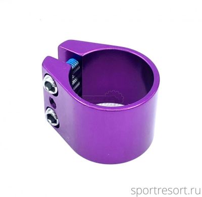 Хомут для трюкового самоката SUB 35х34мм фиолетовый