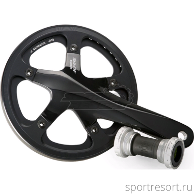 Система Shimano Alfine FC-S500 (45T, 170mm, защита) черная
