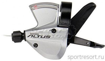 Манетка Shimano Altus SL-M370 (3ск, серебро)