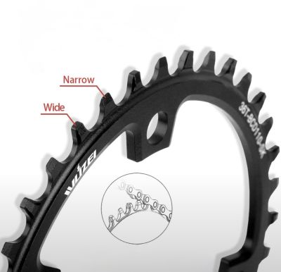 Звезда Wuzei Narrow-Wide BCD110 40T для GRX (9-11ск)