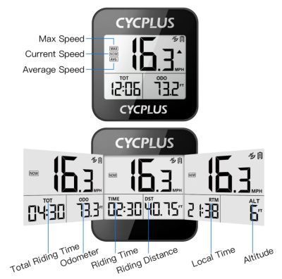 Велокомпьютер CYCPLUS G1 GPS Bike Computer + кронштейн Z1 CYC-G1-Z1
