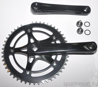 Шатуны SHUN SHING SS-8109 (50T, 170mm) Black