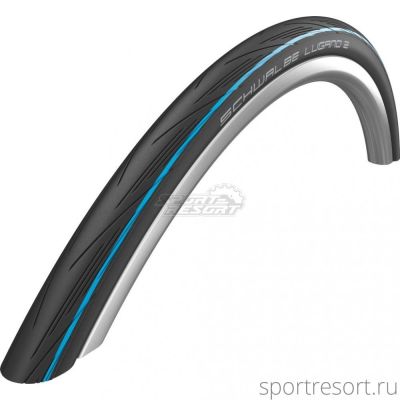 Покрышка Schwalbe LUGANO II 700x25C K-Guard HS471 Black/Blue