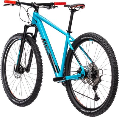 Велосипед Cube Attention SL 29" (2021) 21" голубой Attention-SL-29-2021-21" petrol'n'red