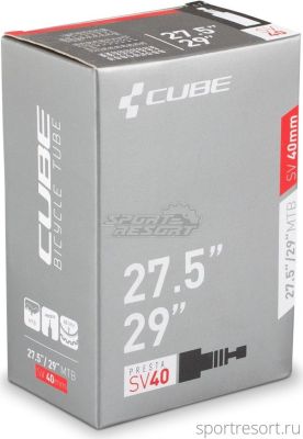 Велокамера Cube 29x1.75-2.35 F/V-40 mm