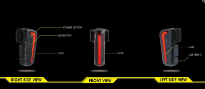 Велофонарь задний Moon Cerberus (150 lm) WP_Cerberus_R
