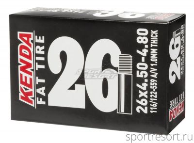 Велокамера Kenda 26x4.5-4.8 (116/122-559) A/V Fat Bike