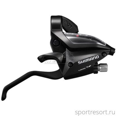 Ручка Dual Control Shimano Tourney ST-EF500 (8ск, черная) без упак