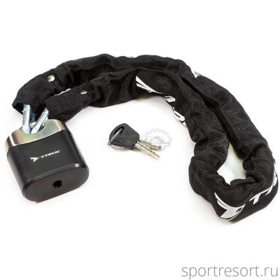 Велозамок цепь Trix 8x900 мм с ключом GK105.113