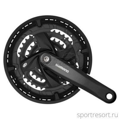 Система Shimano Altus FC-M371 9ск (Квадрат, 44/32/22T, 175mm, защита)