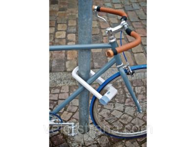 Велозамок ABUS Ugrip Plus 501 + USH 501/1 с ключом (белый) 584886