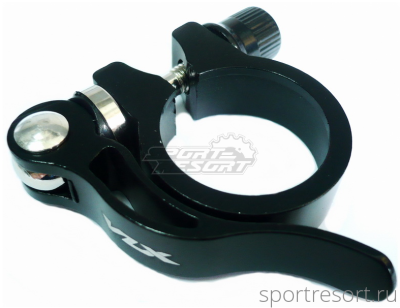 Хомут подседельный VLX-CL01 QR 34.9mm черный