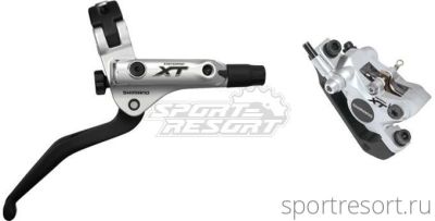 Тормоз дисковый Shimano XT T785 передний (1000мм, серебро)