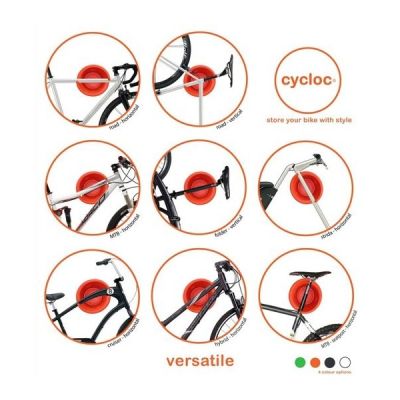 Крепеж на стену для велосипеда Cycloc Solo White Cycloc Solo White
