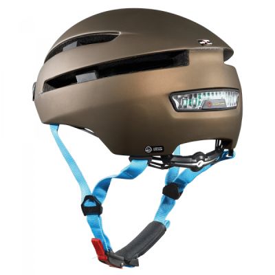 Велошлем Cratoni C-Loom Brown-Blue Rubber M/L (58-62) 111410A2