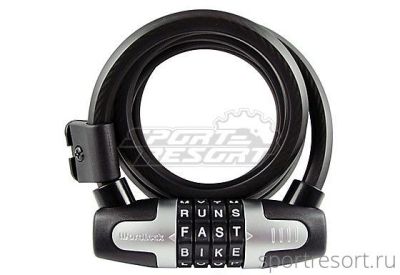 Велозамок WordLock 8х1500 мм (кодовый/символьный) 230166