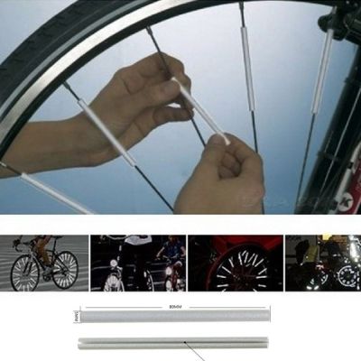 Светоотражатели на спицы Spoke Reflectors (12шт) White 228130 / 255418