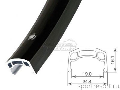 Обод JetSet CH-E240 20" (406х18 mm) 32H черный