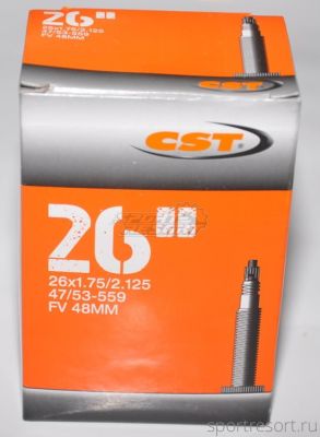 Велокамера CST 26x1.75/2.125 F/V