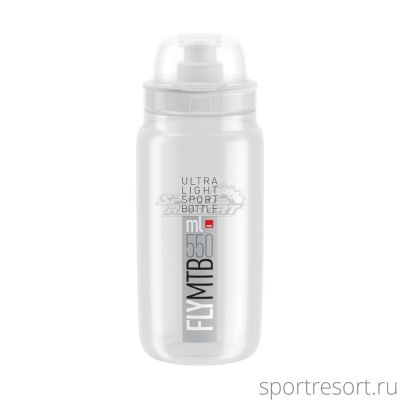 Фляга Elite Fly MTB 550 мл (прозрачная, колпак) EL01604310
