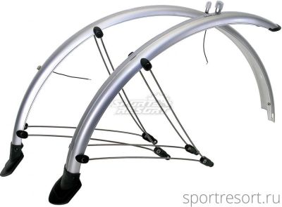 Крылья M-Wave Mud Max Flex 28x48 mm Silver 5-386106