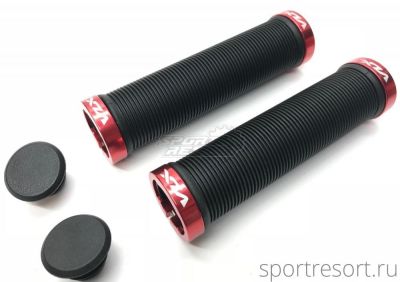 Грипсы VLX G02 Longneck black/red