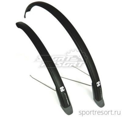 Крылья Simpla UBIQUIT Urban SDL 46 мм '28 Black/Grey S26.3