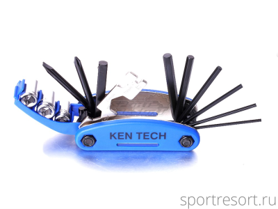 Набор инструментов KENLI KL-9802B (15 функций) blue KL-9802_BLU