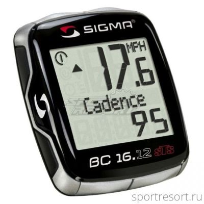 Велокомпьютер Sigma BC-16.12 STS Cadence BC-1612 STS Cad