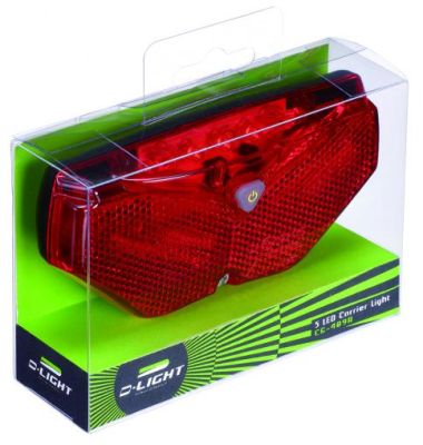 Велофонарь задний на багажник D-Light CG-409R1 CG-409R1