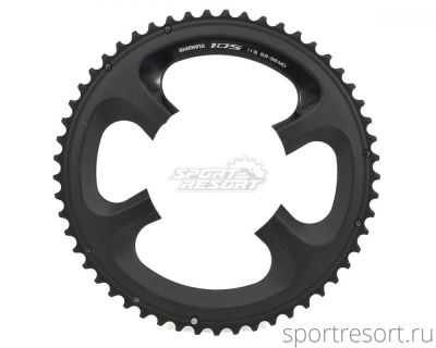 Звезда Shimano 105 53T-MD BCD110 для FC-5800 черная