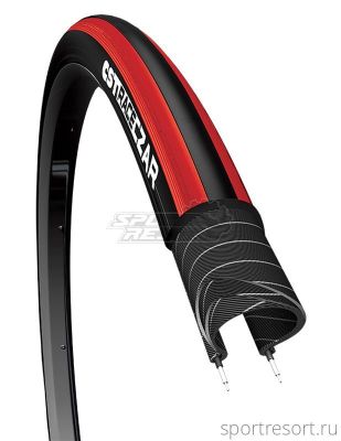 Покрышка CST C1406 CZAR 700x23C Black/Red