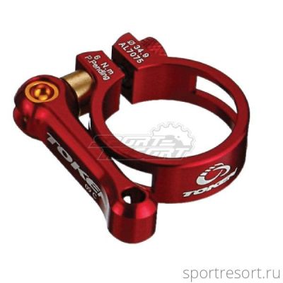 Хомут Token TK1665 QR 34.9mm красный