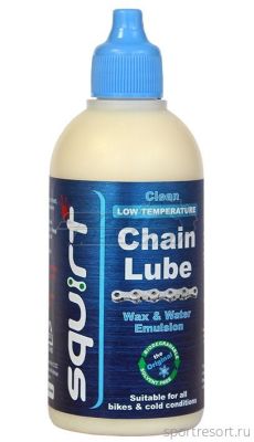 Смазка Squirt Low-temp Chain WAX 120 ml (для холодных условий) SQ-061