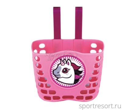 Корзина на детский велосипед M-Wave S (розовая) 00-170439