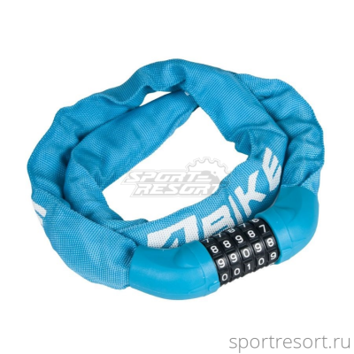 Велозамок цепь 4Bike 6x1000 мм (код) синий ARV-601-BLU