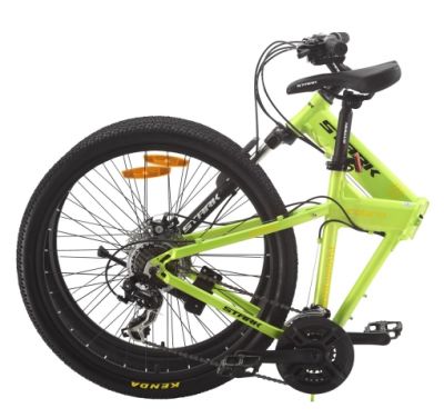 Чехол для складного велосипеда Veloangar №43 (26-28) Синий с серыми элементами V43-blue-gray