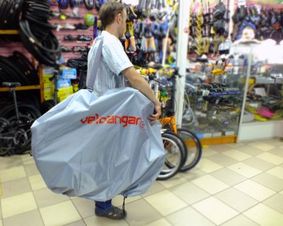 Чехол для складного велосипеда Veloangar №41 (16-20) Серый Veloangar №41