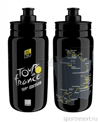 Фляга Elite Fly TOUR DE FRANCE 550 мл черная EL01604763