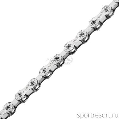 Цепь Taya E-TOLV-121 (12ск,136зв) Silver/Silver
