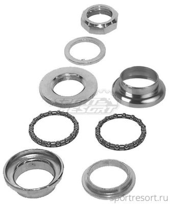 Рулевая колонка CLARKS 22.4/30/27mm (1") серебристая