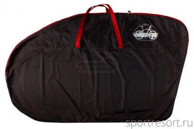 Чехол для велосипеда Veloangar №22 Черный с красными элементами V22-black-red