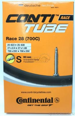 Велокамера Continental 28 700х18/25C F/V-60 mm