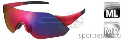 Велосипедные очки Shimano AEROLITE Red ECEARLT1MLR