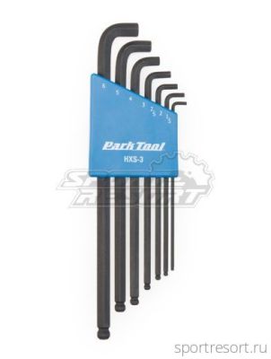 Набор шестигранников Park Tool HXS-3 Stubby Hex Wrench Set PTLHXS-3